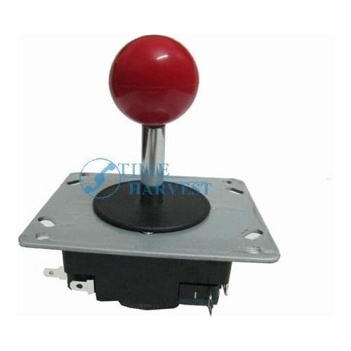 4 pcs of red top ball joystick-can change to 4ways and 8 ways-arcade machine parts