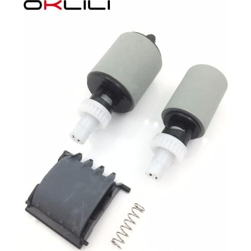 5SET CF288-60016 CF288-60015 A8P79-65001 ADF Feed Pickup Roller Separation Pad for HP Pro 400 M401 M425 M525 M521 M476 M570 M521