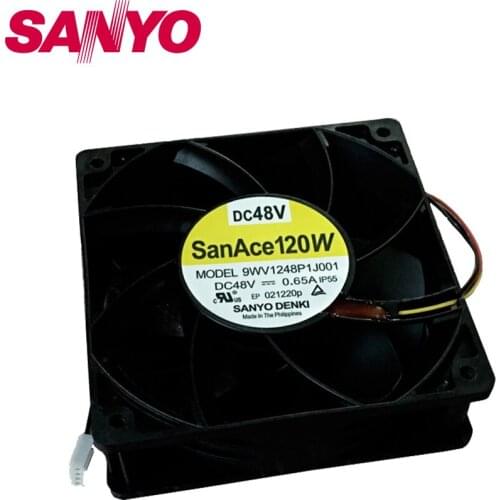 9WV1248P1J001 12038 120mm 12cm 48V 0.65A IP55 waterproof cooling fan