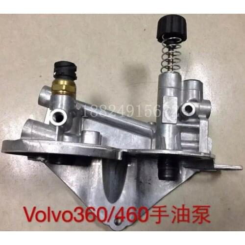 Excavator accessories: Diesel filter base, hand oil pump, oil grid, two seat. Applicable to: Volv EC360 / 380/460 / 480B