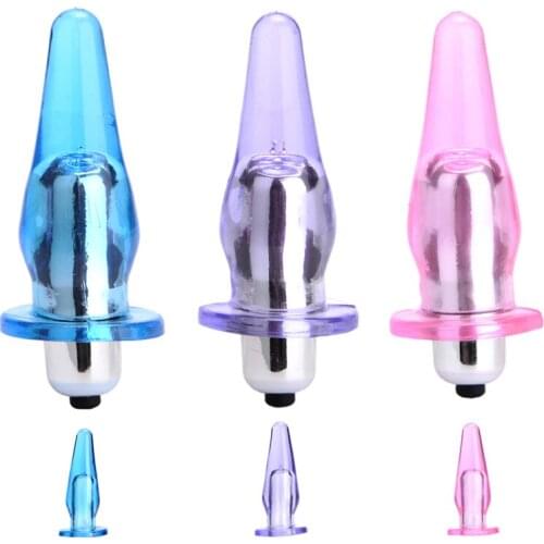 Erotic Nightlife Silicone Anal Clit Pussy Vaginal Massager Finger Vibrating Plug Masturbator Sex Toys for Couples Adult Games