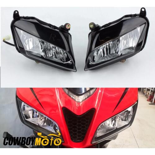 For Honda CBR600RR 2007 2008 2009 2010 2011 2012 Smoke Clear Lens Front Headlight Head Light Headlamp Assembly Housing Kit
