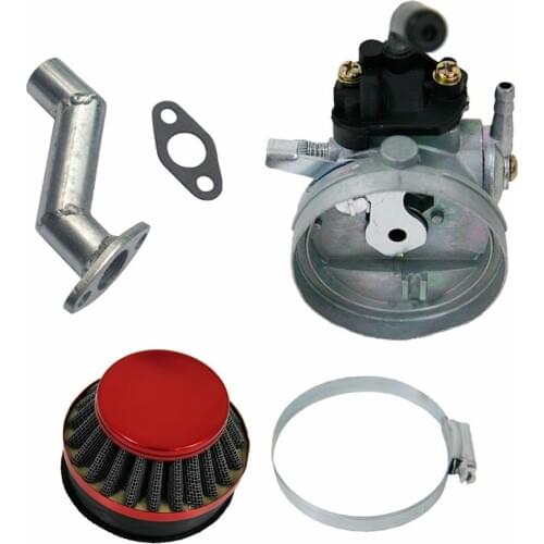 Carburetor & Air Filter & Manifold For 49 66 70 80cc Motorized Bicycle Bike Red