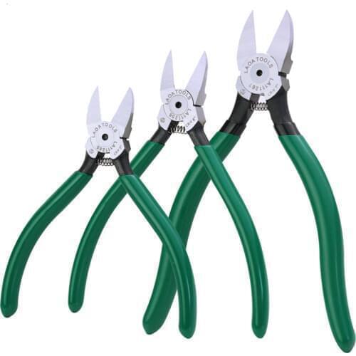 LAOA CR-V Plastic pliers4.5/5/6/7inch Nippers Electrical Wire Cable Cutters Diagonal pliers for Jewelry