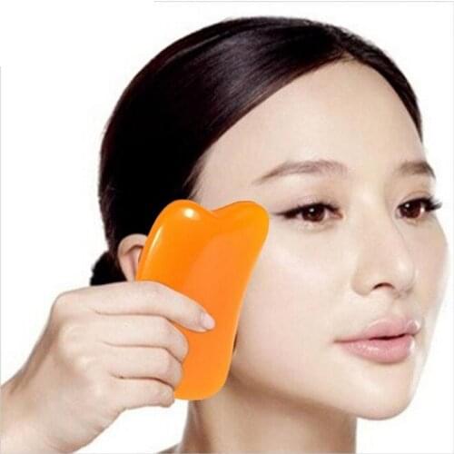 Small/big Size Natural Resin Scraping Board Beeswax Massager For Shoulder Face Back Reduce Muscle Soreness Skin Care Tool TSLM1