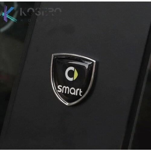 Car styling Modification Metal sticker decoration For Smart 450 451 453 fortwo forfour car 3D logo exterior accessories
