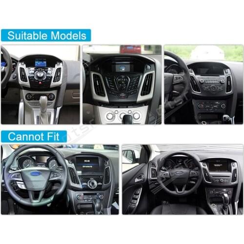For Ford Focus 2012 2013 2014 2015 Car Multimedia Player Stereo Android Auto Audio Radio Tape Recorder GPS Navigation Head Unit