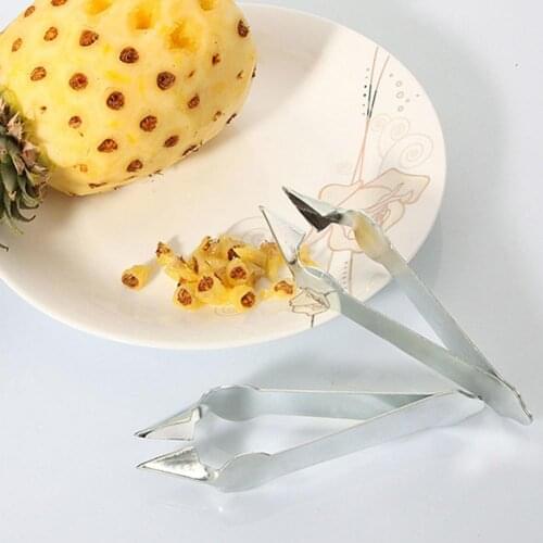 Pineapple Eye Peeler Kitchen Stainless Steel Remover Cutting Clip Useful Practical Removal Fruit Tool Kitchen Gadgets 2021