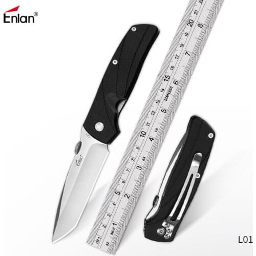 ENLAN L-01 Folding Knife Tactical Survival Knives Hunting Camping Multi High Hardness Military Rescue Knife Pocket Tool Dropship