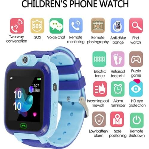 2021 Newest Children Smartwatch Q12 SOS Smart Watch for iOS Android Smart Watches