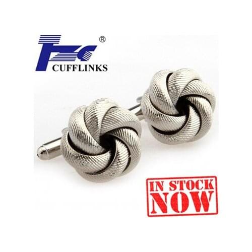 TZG05579-1 Knots Cufflink Cuff Link 2 Pairs Free Shipping Promotion