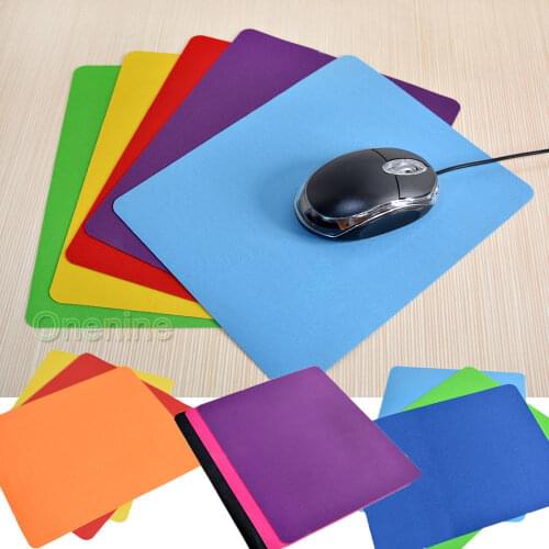 Solid Color Optical Mousepad Office Computer Anti-Slip Wrist Rest Rubber Mouse Pad Gaming Laptop PC Mat Ultra Thin Hot Sale