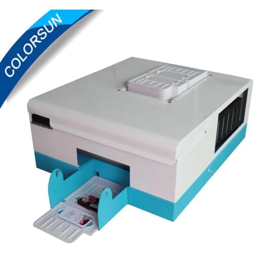 Upgrade automatic pvc id card printer for 4 size inkjet card printing machine 86*54 name card printer 70*100 pvc card printer
