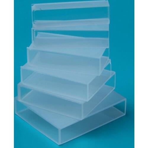 Inside Length 5/10/20/30/40/50/100mm Inside Width 12mm Optical Glass Cuvettes Cell for 721 Visible Spectrophotometer