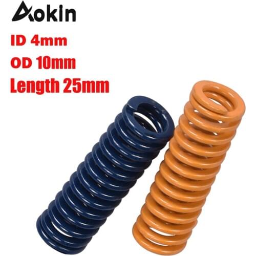 5pcs 3d Printer Motherboard Compression Springs Od 10mm 25mm For Creality Cr-10 10s S4 Ender 3 Heatbed Springs Bottom Connect