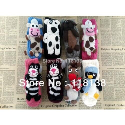 5pcs/lot New Arrival Cute Christmas Gifts Knitted Christmas Socks Slip-resistant Children Floor Socks Free Shipping
