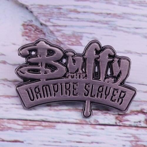 Buffy The Vampire Slayer brooch retro 90s cool TV Show jewelry