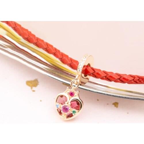 Anime Sailor 925 Silver Heart Shape Bead Fit Original Charm Pandora Bracelet Bead Jewelry Making Purple Miyuki Delica Beads 11/0