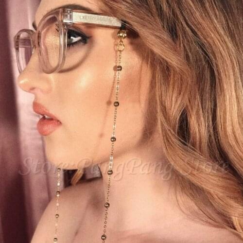 Vintage Sun glasses Chain holder For Women Fashion Sunglasses neck Chain Men Metal Eye glasses strap Landyard cordon para gafas