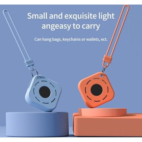 Anti-Loss Soft Skin Cover For Apple AirTags Silicone Protective Case For AirTag Tracker With Lanyard For Dog Car Key Bag