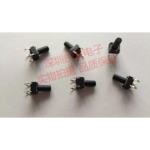 Imported Shrapnel 6*6*11MM High Tact Switches Vertical 4 Foot Copper Foot Buttons 6X6X11MM