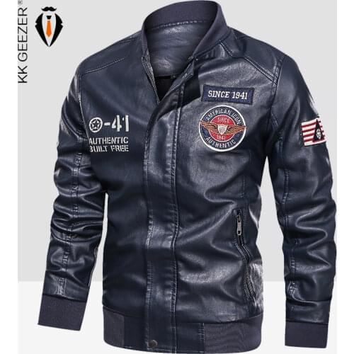 Мужские куртки из искусственной кожи KK GEEZER China At AliExpress