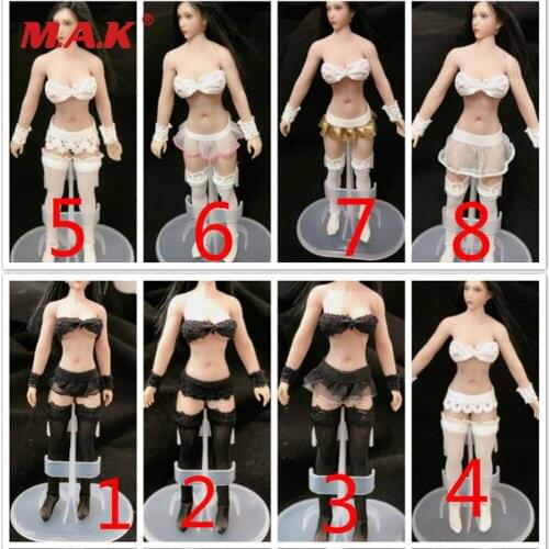 1/12 Scale Female Figure Clothes Accessory Sexy Lace Underwear Set Model for 6 inches Girl Action Figure Body