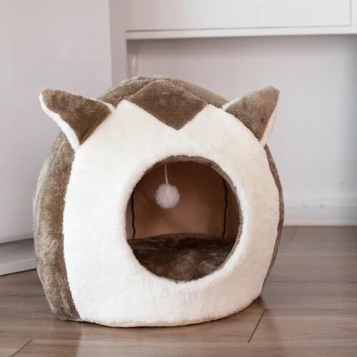Washable Cat Bed House Kennel Nest Pet Kitten House Dog Bed Cat Beds Cushion Pet Products for Small Dogs Cat Tent Perros Bed