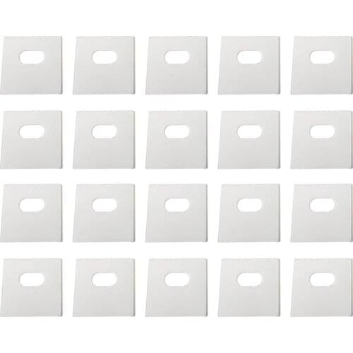 10/20/30/50pcs Clear Vertical Blind Repair Tabs Window Blinds Replacement Slats Eco-Friendly Windows Clear Blind Fixers Supply