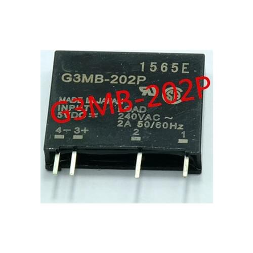 New original solid state relay G3MB-202P DC-AC PCB SSR In 5VDC,Out 240V AC 2A G3MB-202P-5VDC