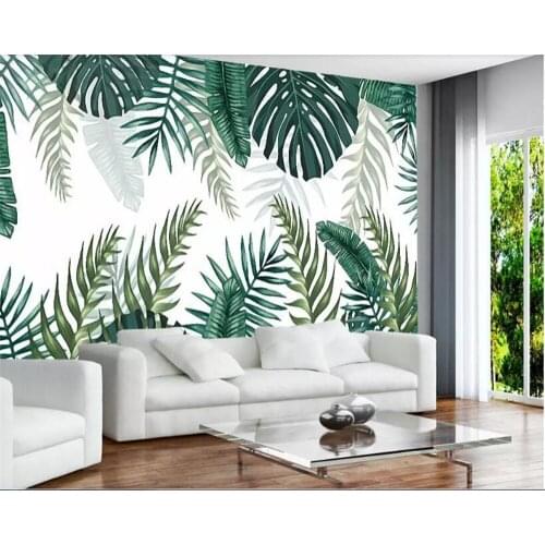 Beibehang wallpaper for walls 3 d Vinyl wall Custom Nordic Southeast Asian Rainforest Mural Wallpaper wallpapers for home walls