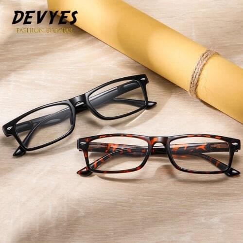 DEVYES Anti Blue Light Blocking Reading Glasses Men Women Spring Hinge Computer Eyewear Radiation Protection Gaming Eyeglasses