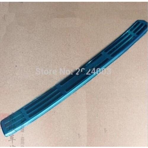 Stainless steel Rear Bumper Protector Sill Trunk Tread Plate Trim Fit For Land Cruiser Prado FJ 120 03 04 05 06 07 08 09