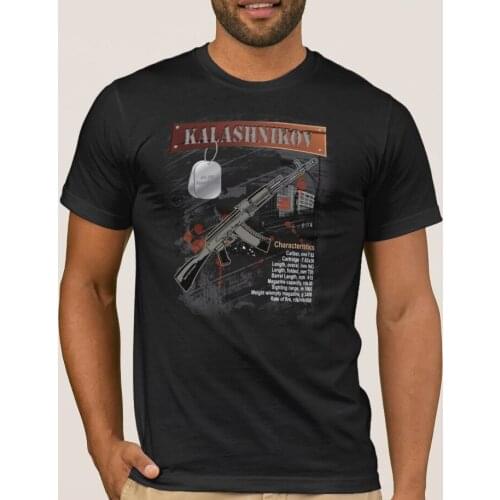 RARE AK-47 RUSSIAN ARMY KALASHNIKOV GUN MILITARY Mens T-shirt