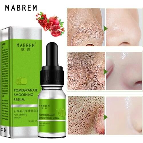 Hot MABREM Pomegranate Fine Pores Face Serum Whitening Plant Skin Care Anti Aging Anti Wrinkle Cream Reduce Acne Marks Care