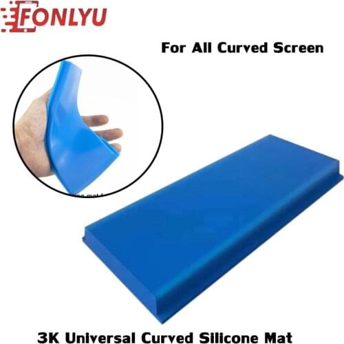 3K Universal Curved Silicone Mat Bonding Pad For Samsung Huawei Mate 40 pro VIVO Nex 3 OPPO Reno 5 Curved Screen OCA Laminating