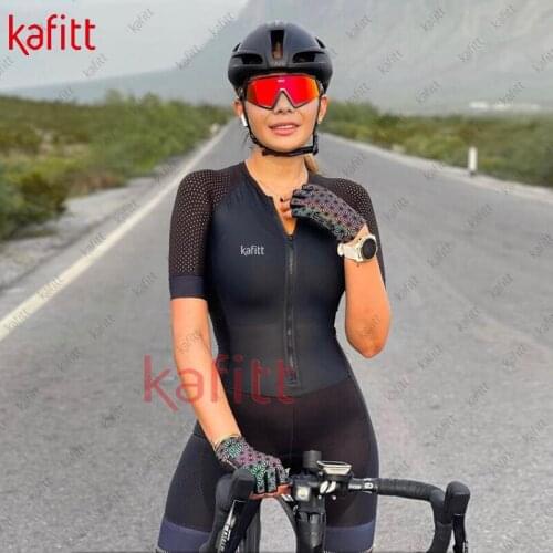 Kafitt Womens Clothing Free Shipping Cycling Equipment Cycling Clothing Womens Clothing Womens Clothing Set Black Jumpsuit