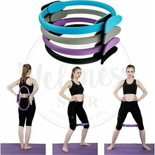 1Pc Pilates Ring Fitness Yoga Circle Power Resistance Exercise Shaping Sport Magic Rings Slimming Gym Equipment Workout Tool