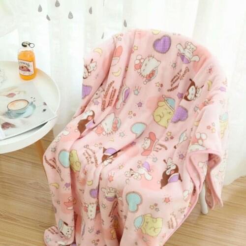 1PC Soft Cartoon New Sweet Lover Pillow Case Cover Plush Flannel Blanket Bed Sheet Lady Romantic Gift Girl Toy