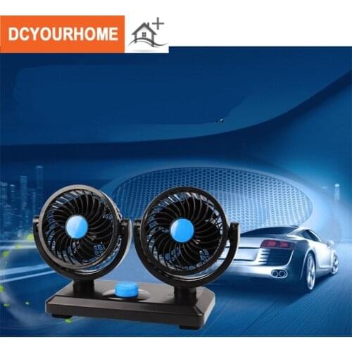 12v/24V Vehicle-mounted Fan Dual-head Electric Fan for Large Wind Truck