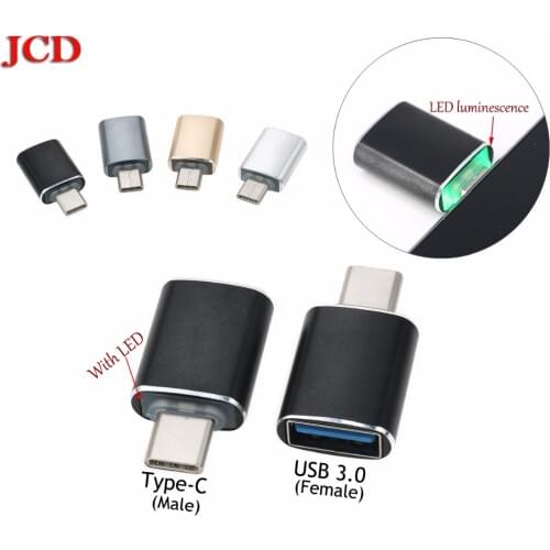 JCD For Xiaomi mi 4C 5 6 8 Type C Adapter Type-C to USB 3.0 OTG Cable Adapter USB C Converter for One plus 6 5 USB C OTG Adapter