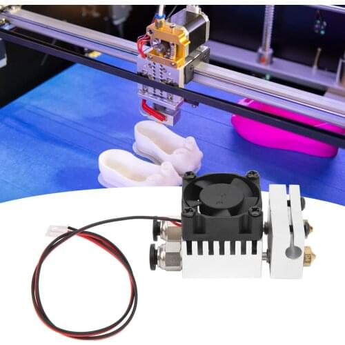 3D Printer Accessories 2 in 2 out Extruder Kit Volcano Block Nozzle Hot End Kit Hardware 180℃-260