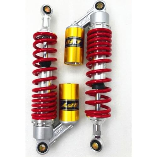 360MM 8mm spring Motorcyc Shock Absorbers for Honda CB1300 CB1000 XL175 Yamaha Suzuki Kawasaki Z1300 ZRX1200 ZRX1100 Red Black