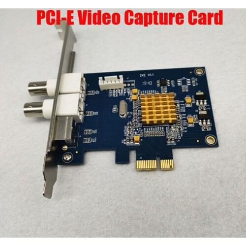 Free shipp Video capture Card 23885 chip PCI-E medical device capture card support Windows7 window10 32bit 64bit free shipping