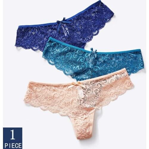 Women Panties Sexy Lace G Strings Panties Comfort Female Thongs T-back Ladies Floral Panty Low Rise Underpants Lingerie