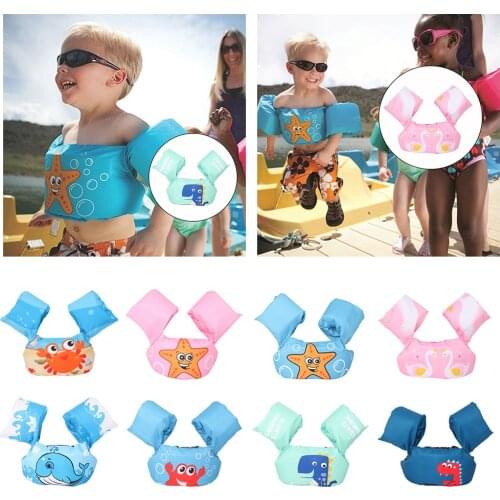 Baby Float Arm Sleeve Floating Ring Safe Life Jacket Buoyancy Vest Kid Swimming Equipment Armbands Swim Foam Pool Toys Life Vest