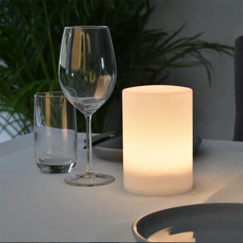 Baby Bedside Night Lamp Bedroom Decoration Desk Lamps Decor for Room Table Bed Light Wedding Childrens Night Light Cylindrical