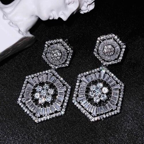 DIWENFU S925 Sterling Silver Womens Earrings Natural Amethyst Bizuteria Gemstone for Female Real Silver 925 Jewelry Drop Earring