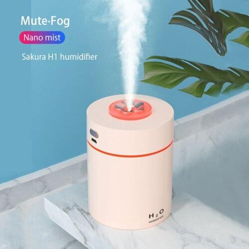ELOOLE 240ML Mute Fogger Dazzle Cup Mist Maker Air Humidifier with Colorful Night Light Essential Oil Diffuser For Home