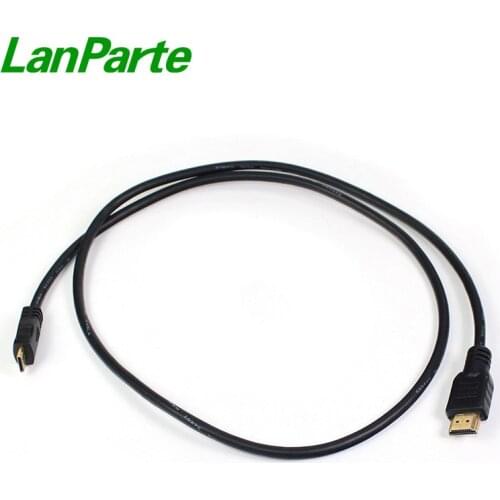 Lanparte 100MM Mini to HDMI-Compatible Cable for Camera Monitor and DLSR Accessories